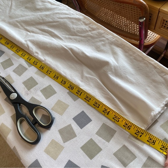 Frank & Eileen Blackrock Utility Pant Italian Peached Twill Chalk Size 10 - Picture 10 of 12